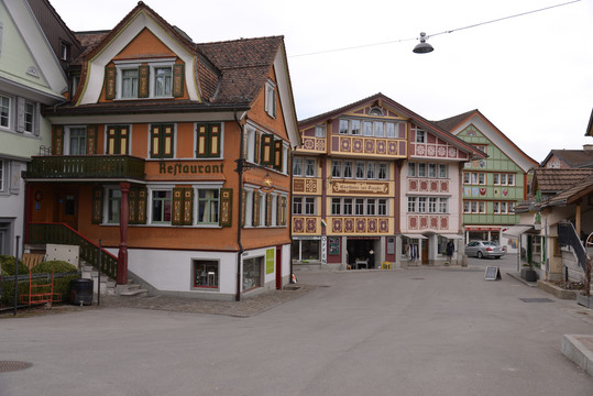瑞士阿彭策尔街景