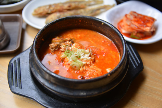 韩国传统美食特写