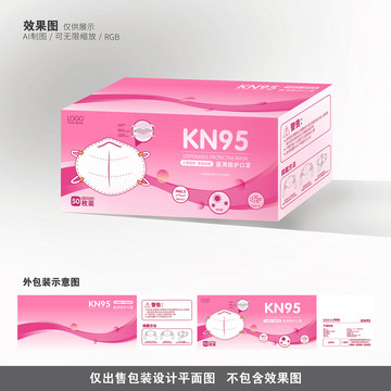 KN95防護(hù)口罩包裝