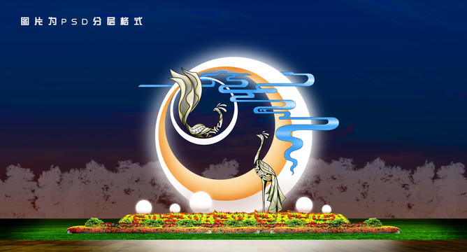景觀雕塑鶴