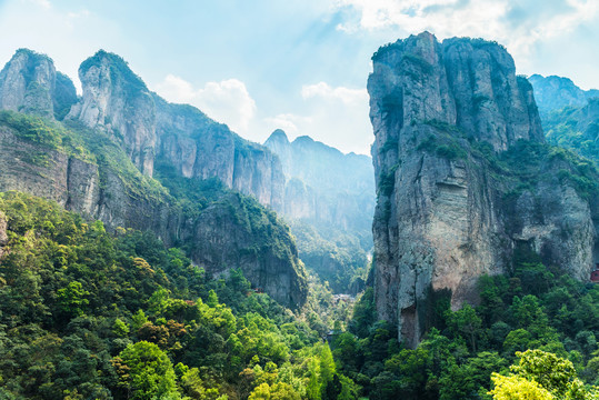 雁荡山合掌峰