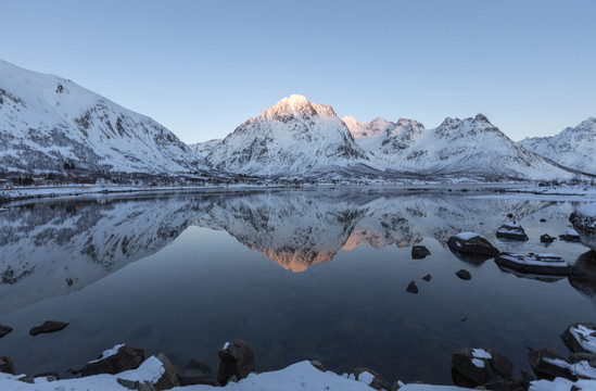 挪威雪山