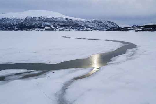 挪威冬天的索雷萨