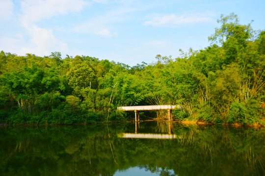 湖景