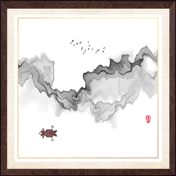 中國(guó)風(fēng)山水畫(huà)