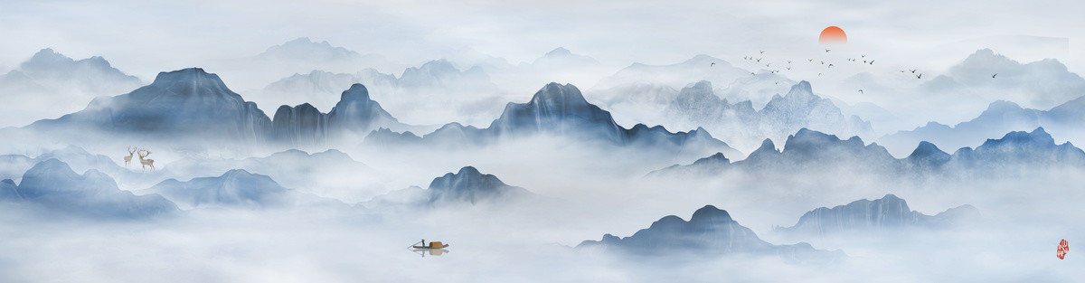 巨幅水墨畫(huà)