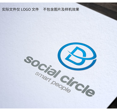 B英文字母LOGO標(biāo)志