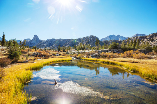 内华达山脉风景