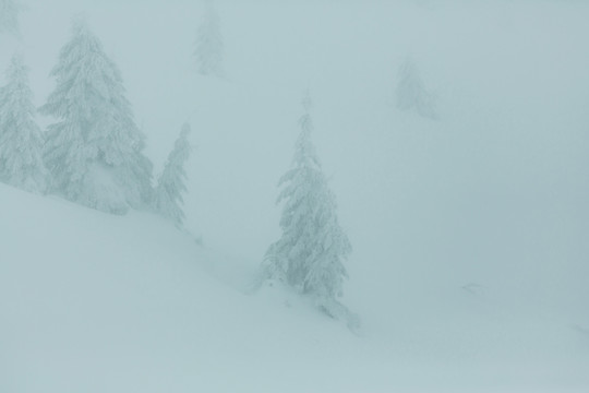 风景如画的雪山