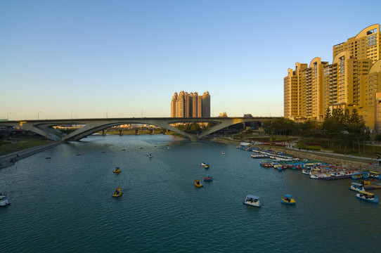 新台北碧潭风景照