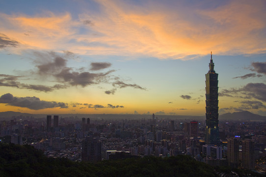 台北101大楼拍摄