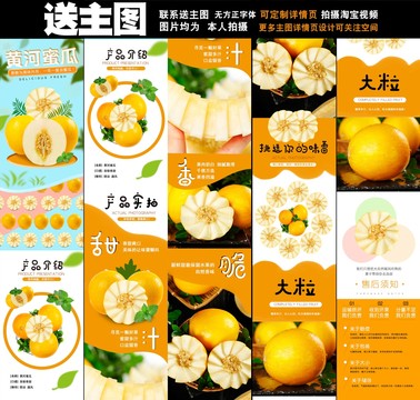 黃河蜜瓜詳情頁(yè)
