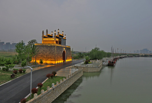 江苏淮安里运河文化长廊沿线城
