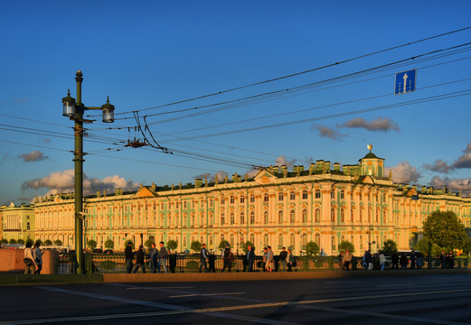 俄罗斯圣彼得堡街景