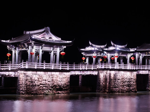 潮州湘子桥夜景