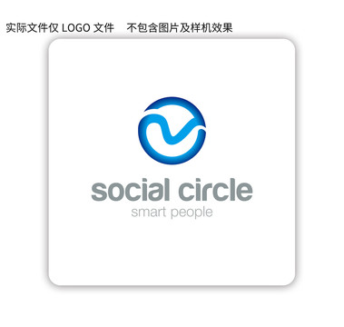 V英文字母LOGO标志