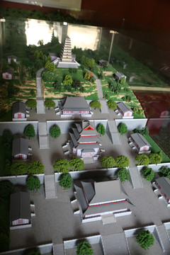 庆山寺模型