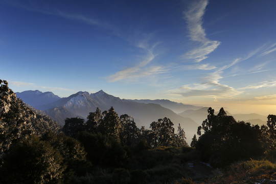 台湾南投县能高山