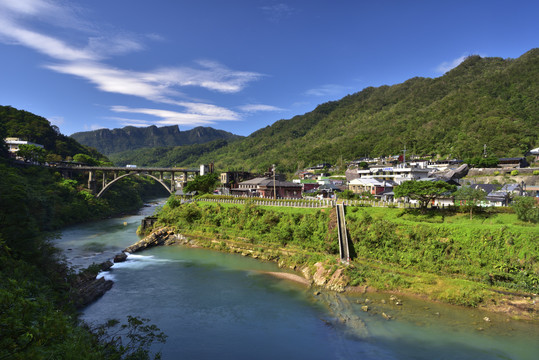 新台北市后通猫村风景照