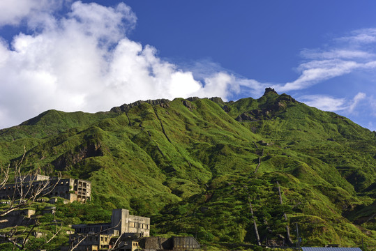 台湾新台北市茶壶山风景照