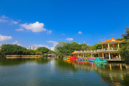 湖泊美景