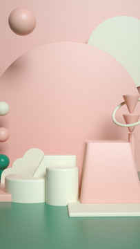 C4D海報(bào)場(chǎng)景