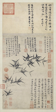 倪瓚修竹圖