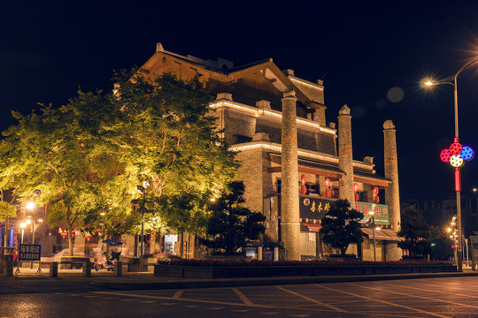 北川新县城夜景