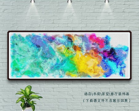 抽象油画