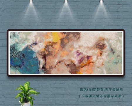 抽象油画