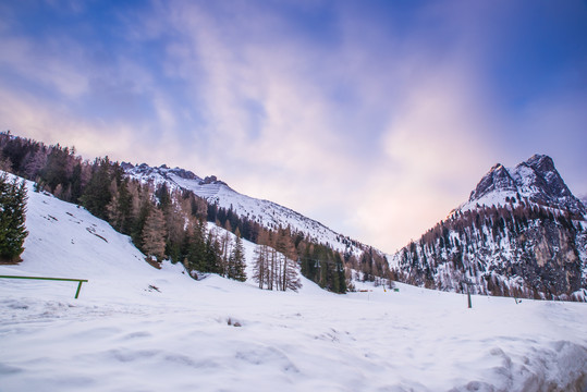 奥地利雪景