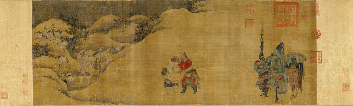 周文矩蘇李別意圖卷