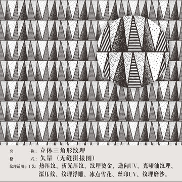 立体三角形纹理