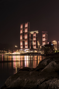 重庆来福士广场夜景