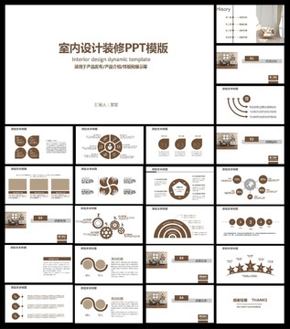 室内设计装修ppt模板