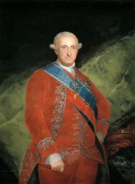 弗朗西斯科·何塞·德·戈雅-卢西恩特斯卡洛斯四世国王红色肖像