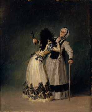 弗朗西斯科·何塞·德·戈雅-卢西恩特斯阿尔巴公爵夫人和她的二重奏