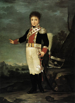 弗朗西斯科·何塞·德·戈雅-卢西恩特斯加布里埃尔德博本一世的肖像