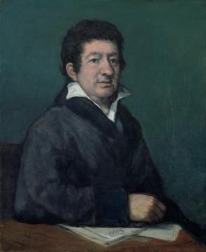 弗朗西斯科·何塞·德·戈雅-卢西恩特斯诗人莫拉廷的肖像
