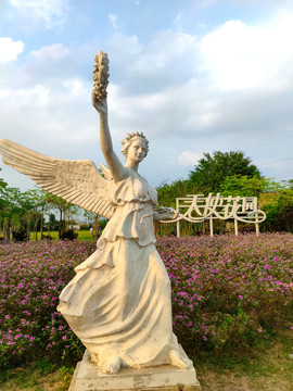 天使雕塑花园