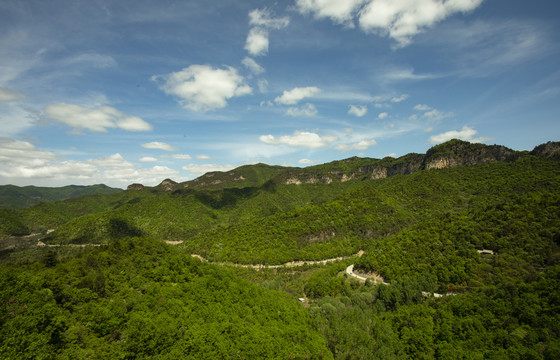 黄围山路