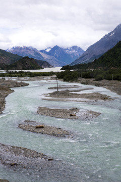 高山河流