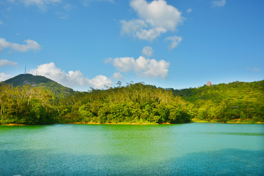 湖景