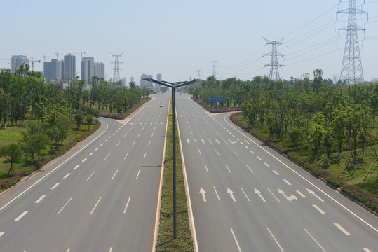 成都科学城城市道路创意路