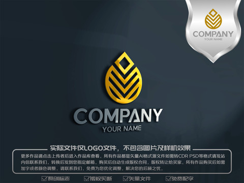 金叶投资金融logo标志