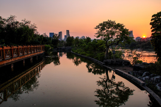 右江夕阳风景