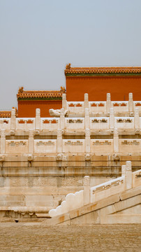 故宫博物院故宫中式建筑红墙