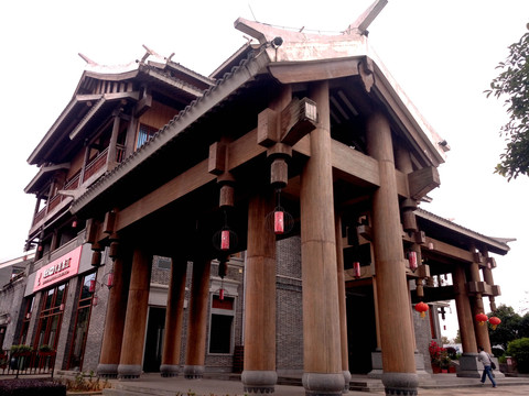 窑埠古镇木质建筑