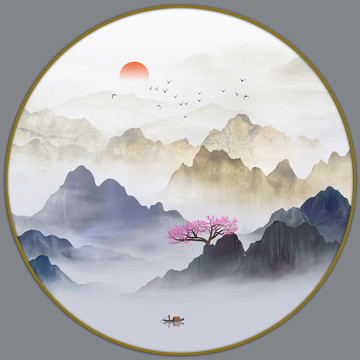 圓形裝飾畫(huà)