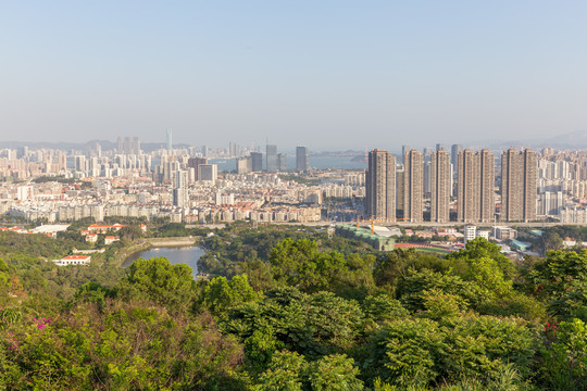 厦门海沧区城市天际线